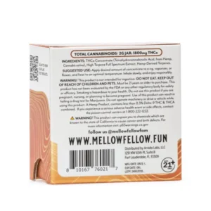 Mellow-Fellow-THCa-Budder-Peach-Oblivion-X-Soul-Cleanser-2-Gram-Box