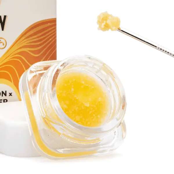 Mellow Fellow THCa Budder Sour Orange Apricot