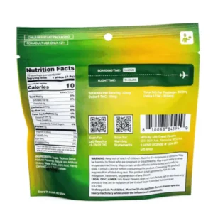 Urb Delta 9 THC Gummies Kiwi Lemonade