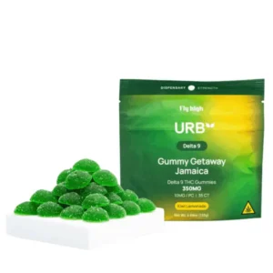 Urb Delta 9 THC Gummies Kiwi Lemonade